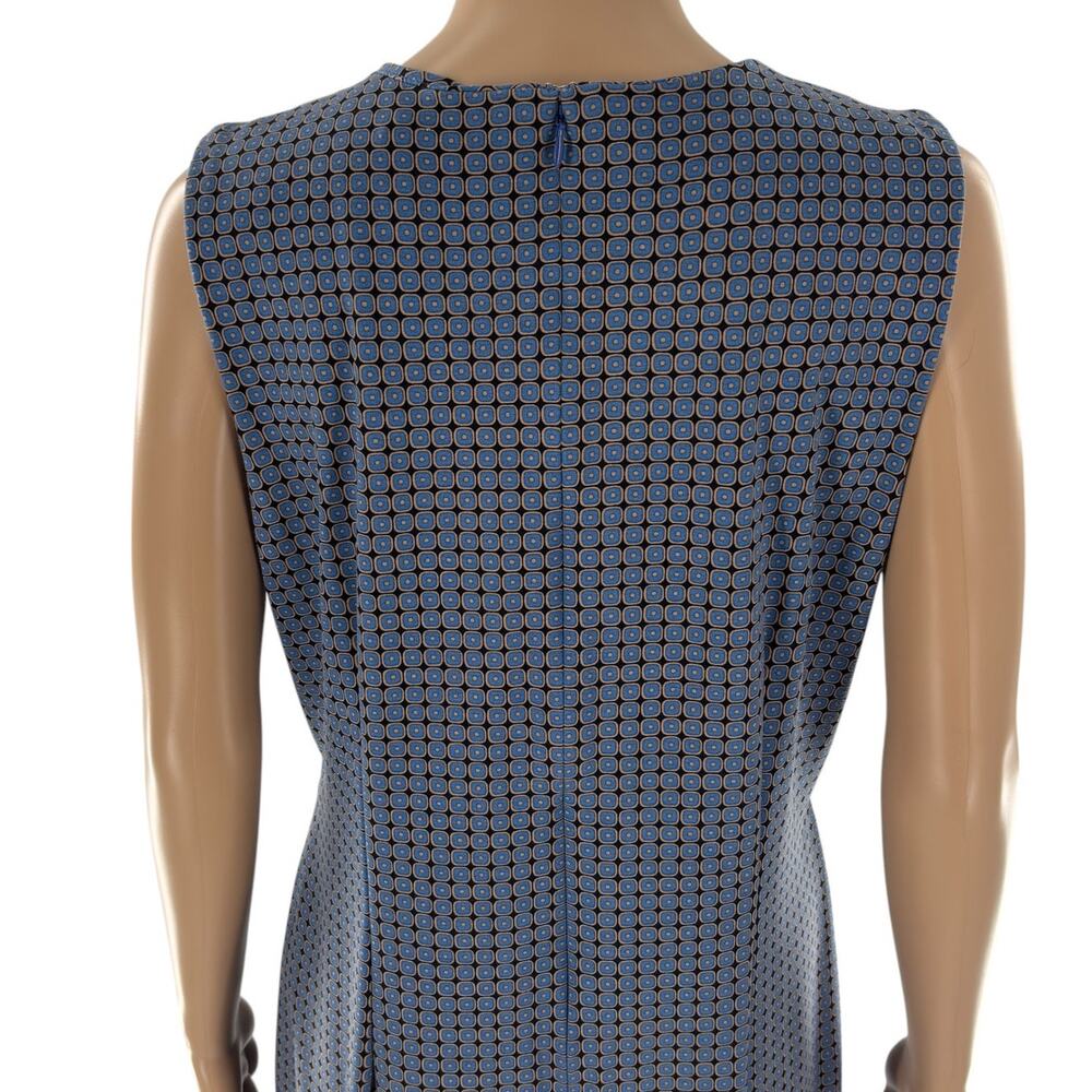 J. McLaughlin Blue Black Turnberry Devonshire Bainbridge Cloth Dress - Picture 7 of 10